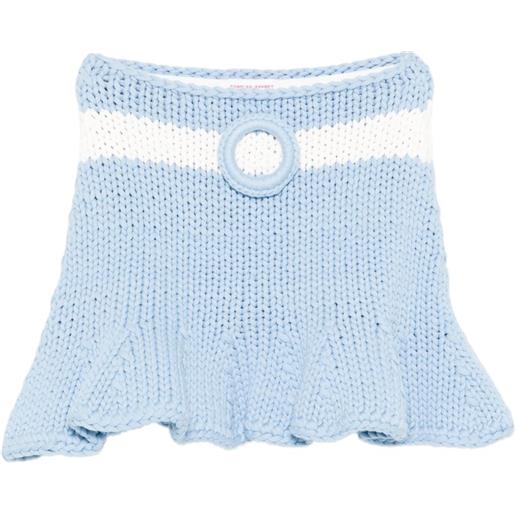 Charles Jeffrey Loverboy minigonna dolly - blu