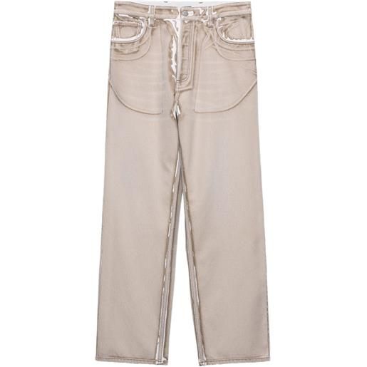 Prada jeans bull con cinque tasche - toni neutri