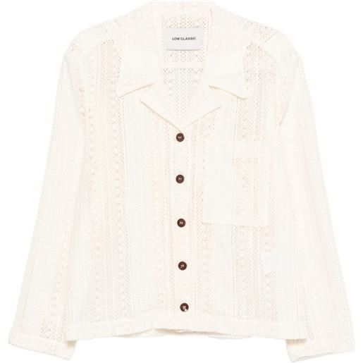 Low Classic camicia con pizzo - toni neutri
