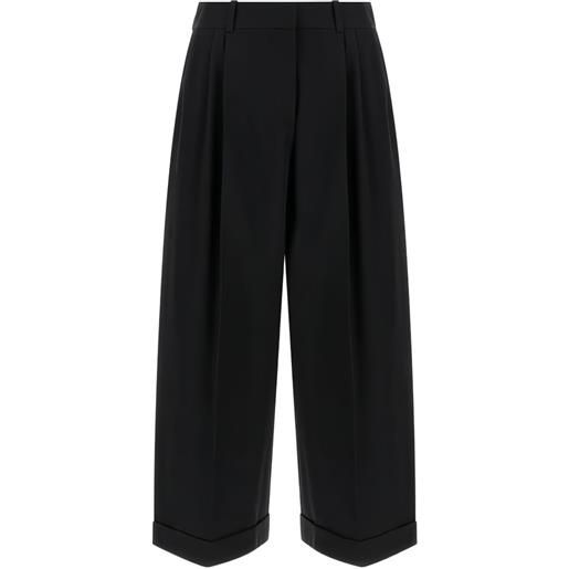 The Row pantaloni plissettati lior - nero