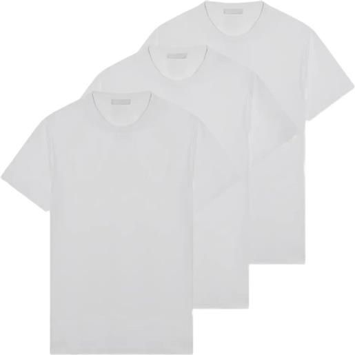 Prada t-shirt bianca (3 pezzi) - bianco