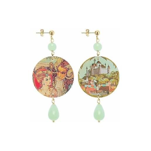 Orecchini bimba coccinella piccola in oro 18kt 750021