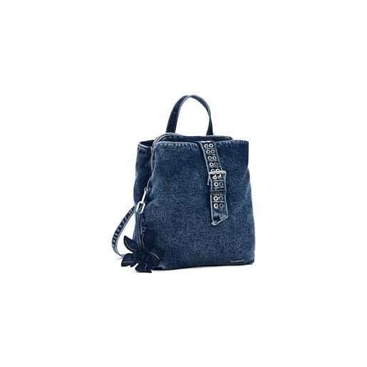 Zaino Y2K Goth Denim Con Stelle - Stile Grunge Punk Per Uomo E Donna