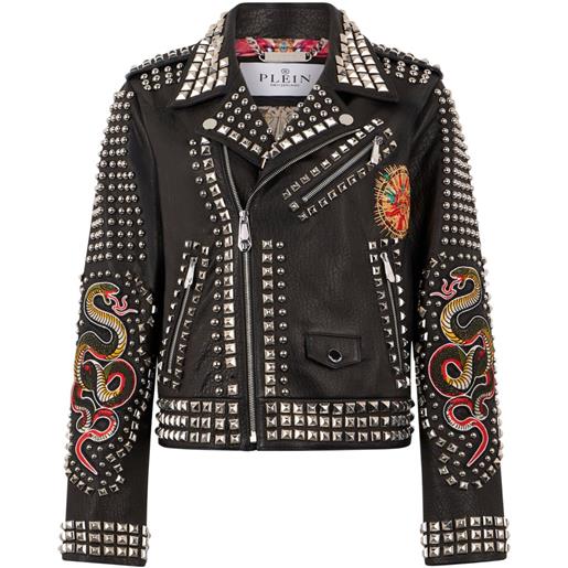 Philipp Plein giacca con borchie - nero