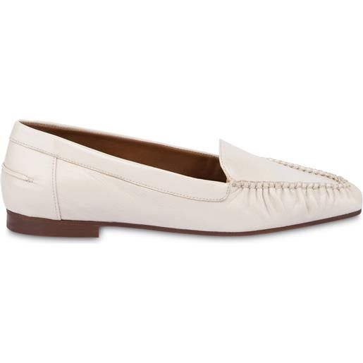 POLLINI loafer uptown in vernice - avorio