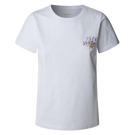 Pepe Jeans maglietta donna amanda bianco (bianco), s, bianco, s