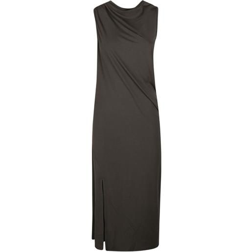 IRO abito midi zahara con spacco - grigio
