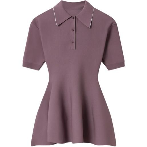 Stella McCartney polo a maniche corte - viola