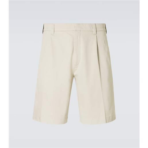 Prada bermuda in cotone con pince