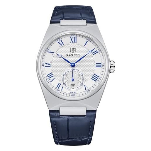 Ourui Orologi Da Polso,Orologio Al Quarzo Con Quadrante Creativo Con Quadrante Cavo Con Pinza Freno, Nero