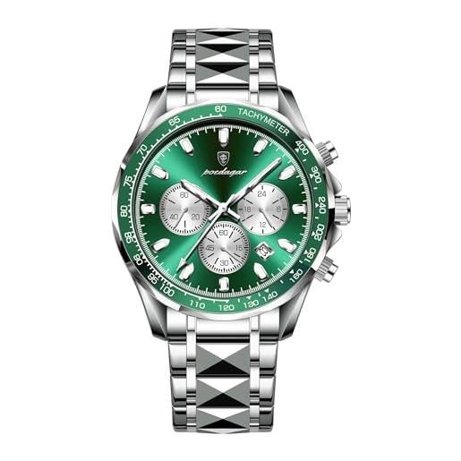 Orologi d'oro da uomo di marca di lusso Curren cronografo al quarzo orologi da polso da uomo in acciaio inossidabile quadrante grande orologio da polso da uomo 2020 acquista in modo economico