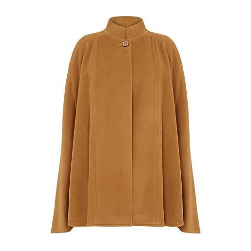 Lona Scott mantella in lana e cashmere, beige, taglia unica