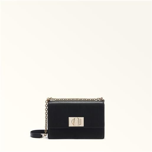 Borsa A Tracolla Donna In Vera Pelle Piccola – Crossbody Con Tracolla Larga Regolabile – 3 Tasche – Multicolore - 3