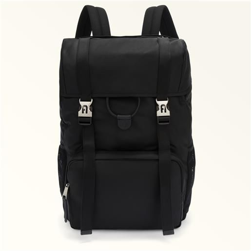 Furla man cosmo zaino nero nero nylon uomo