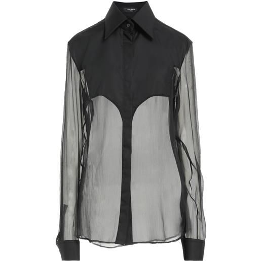 BALMAIN - camicie e bluse in seta