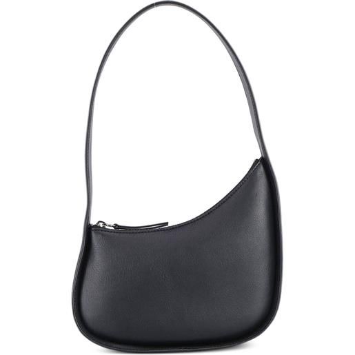 The Row borsa half moon in pelle - nero