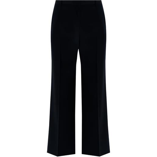 The Row pantaloni a gamba ampia con pieghe - nero