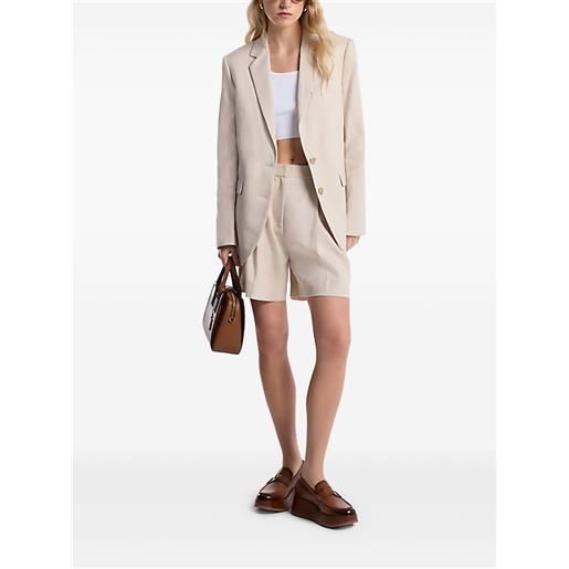 Michael Michael Kors blazer in lino - toni neutri