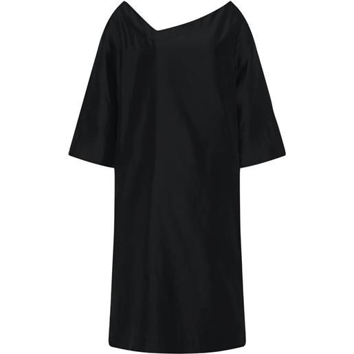 The Row abito miki con maniche a pipistrello - nero