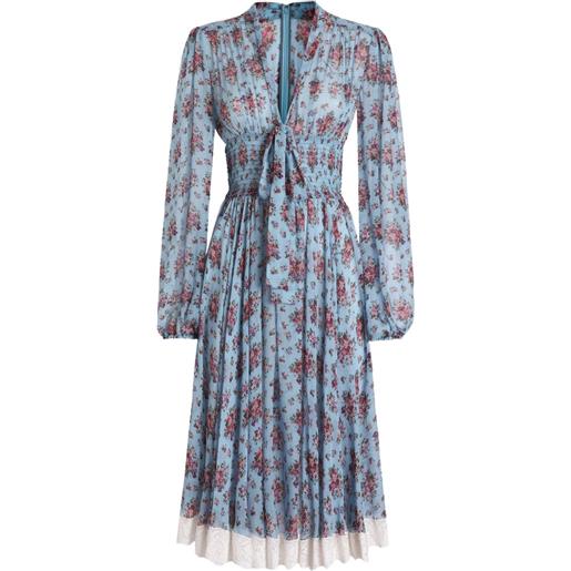 Dolce & Gabbana abito a fiori - blu