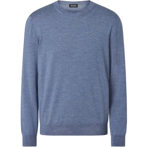 Zegna maglione girocollo - blu