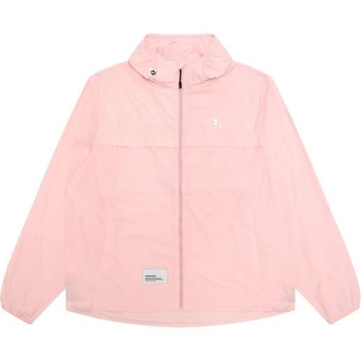 AAPE BY *A BATHING APE® giacca con cappuccio e logo - rosa