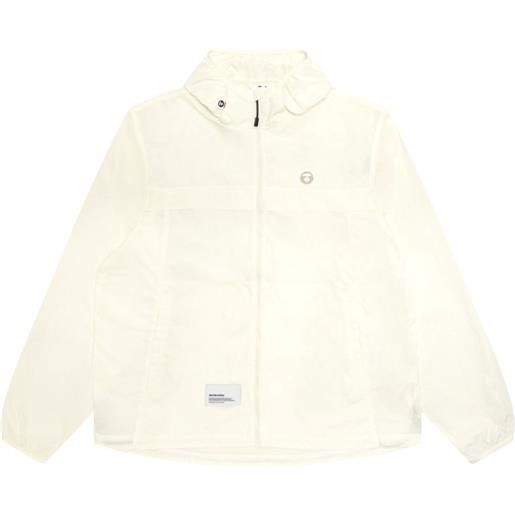 AAPE BY *A BATHING APE® giacca leggera con cappuccio - toni neutri