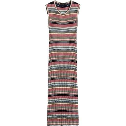 Weekend Max Mara abito midi a righe - rosa