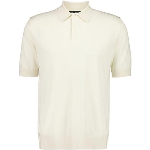 Dolce & Gabbana polo in cashmere - bianco