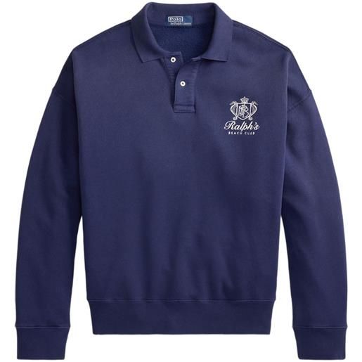 Polo Ralph Lauren felpa con logo - blu