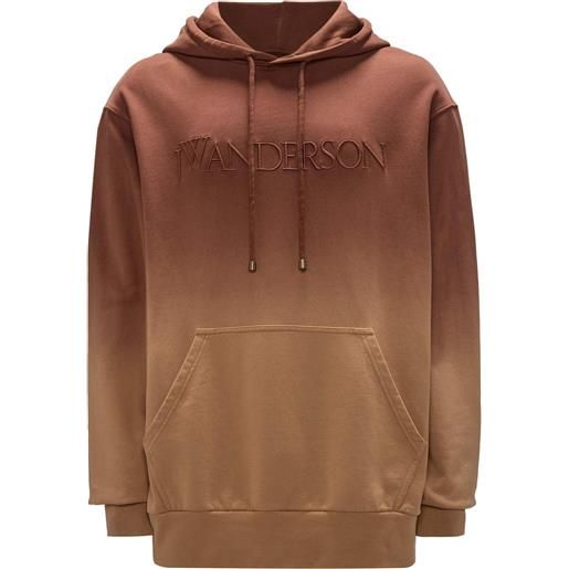 JW Anderson felpa con cappuccio - marrone