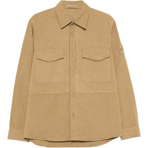 Stone Island giacca-camicia ghost - toni neutri