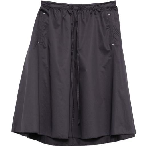 Low Classic gonna midi con coulisse - blu