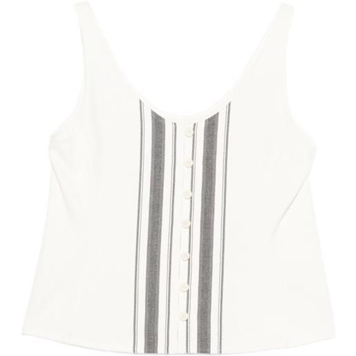 Low Classic top a righe - toni neutri