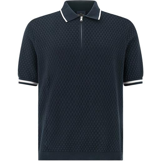 Paul & Shark polo con zip - blu