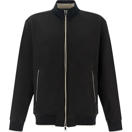 Paul & Shark felpa con zip - nero