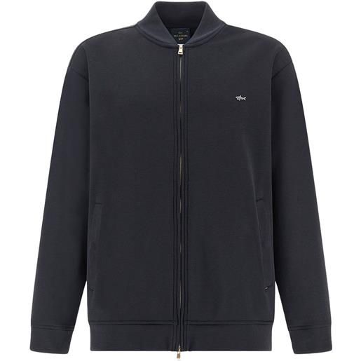 Paul & Shark bomber con zip - blu