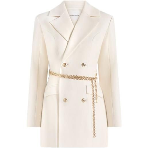 Manière De Voir abito zara modello blazer doppiopetto con catena - toni neutri