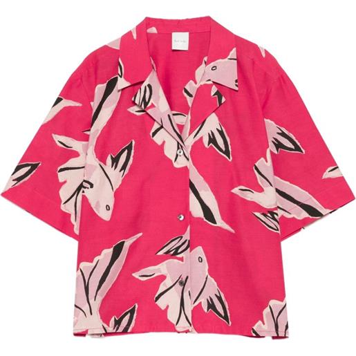 Paul Smith camicia con stampa - rosa