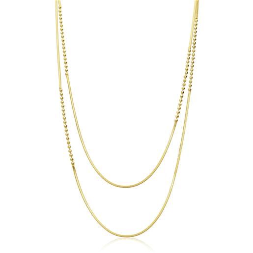LUXURY MILANO collana alexandra con maglia snake
