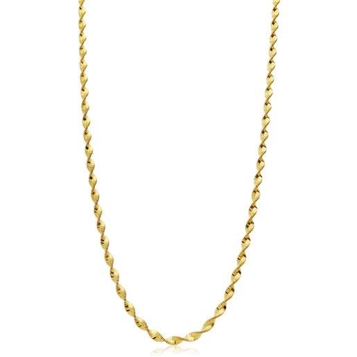 LUXURY MILANO collana alexandra con maglia a vortice