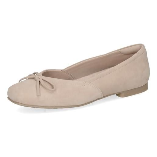 CAPRICE ballerine da donna in pelle, lilla (lavender suede), 36 eu