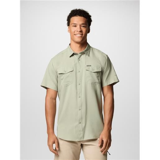 COLUMBIA solid short sleeve shirt utilizer ii camicia trekking uomo