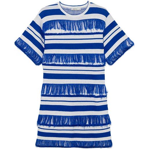 Simkhai torrance fringed dress - blu