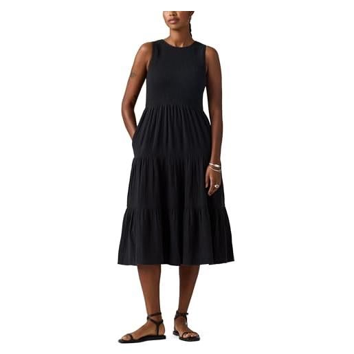 Levi's cely smocked dress chill lagoon, chill lagoon, l