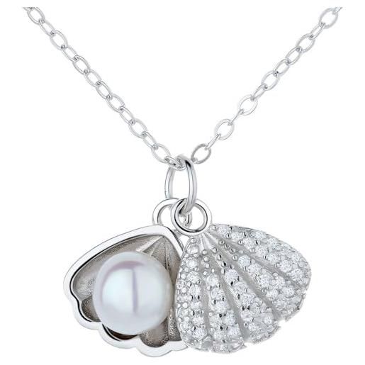 Collana Girocollo Yumilok In Raso Con Perla Simulata | Gioiello Vintage Per Donna In Confezione Regalo | Lunghezza 60 Cm - 2