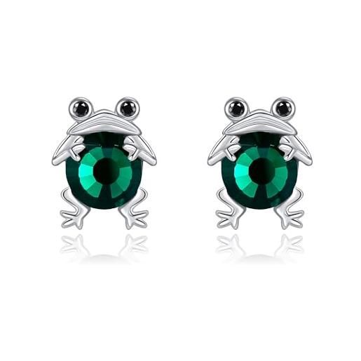 Orecchini Quadrifoglio Verde Mini Perla | Lebole Maison