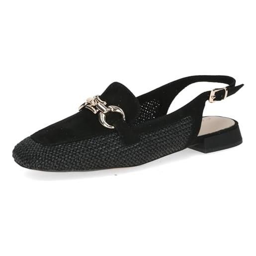 CAPRICE ballerine da donna con tacco, blu (ocean comb), 39 eu
