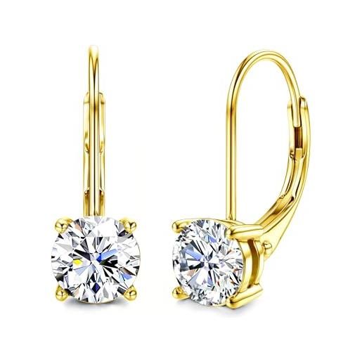 Butterme Orecchini Doppio Marquise Loop In Argento 925 | Gioielli Signore Con Design Intrecciato - Regalo Perfetto Per Ogni Occasione