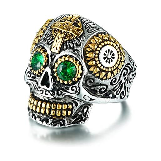 TEAMER Anello per coppie in acciaio inossidabile Moda semplice casual